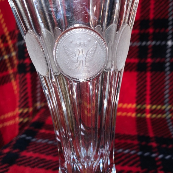 Fostoria Clear Glass Vase. - Picture 4 of 8